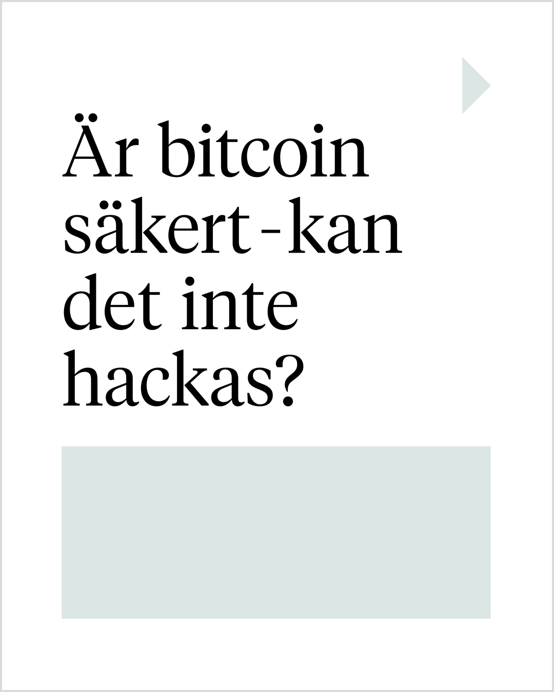 Är bitcoin säkert - kan det inte hackas?